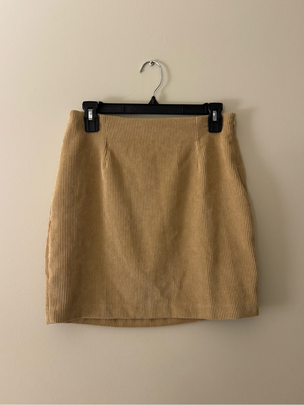 Blu Pepper Corduroy Mini Skirt - Tan